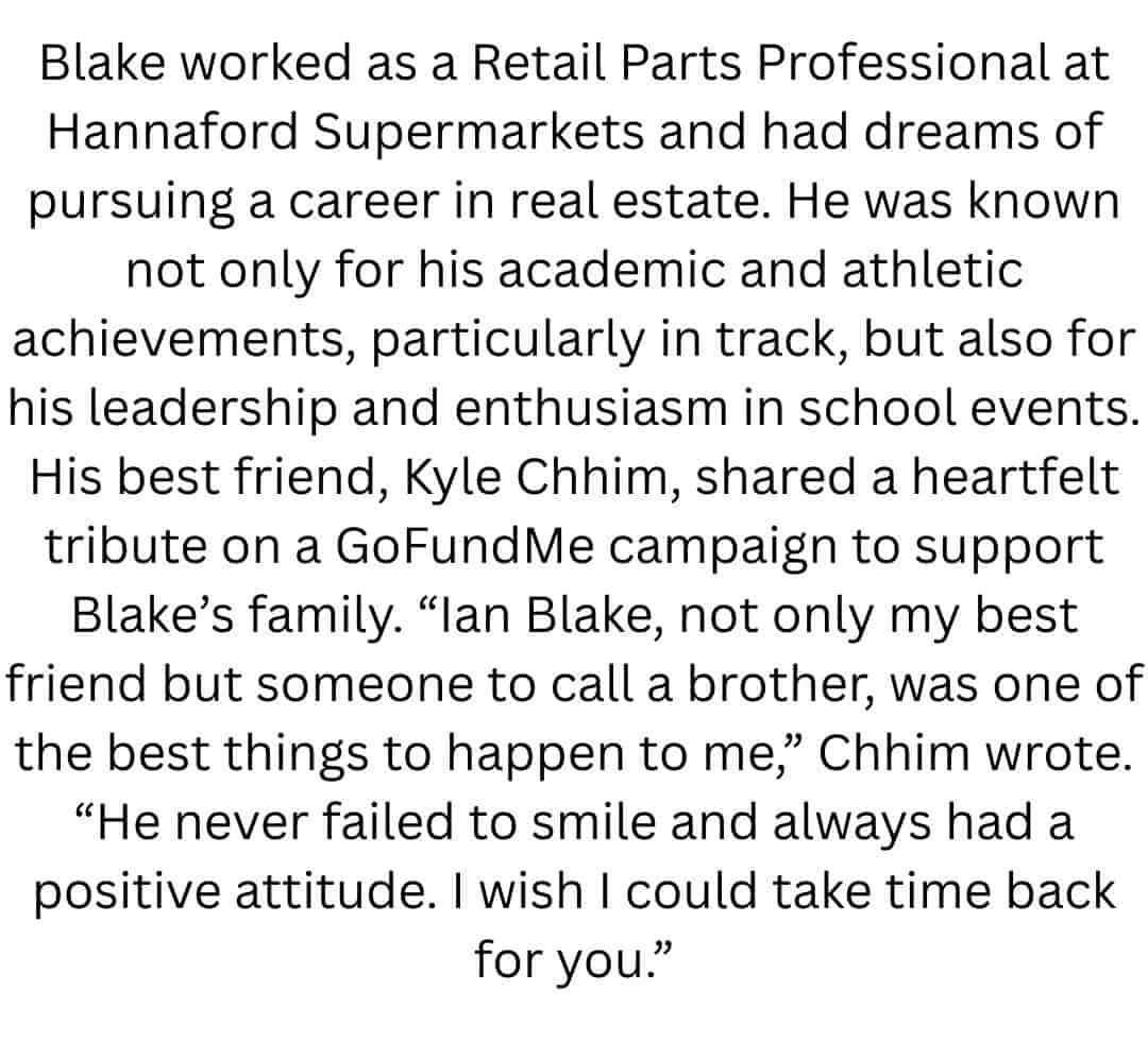 Ian Blake Obituary